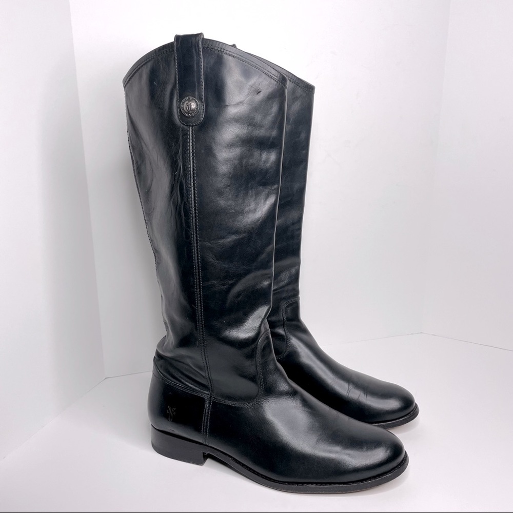 FRYE Women’s Melissa Button Boot-Wide Calf  Size  9